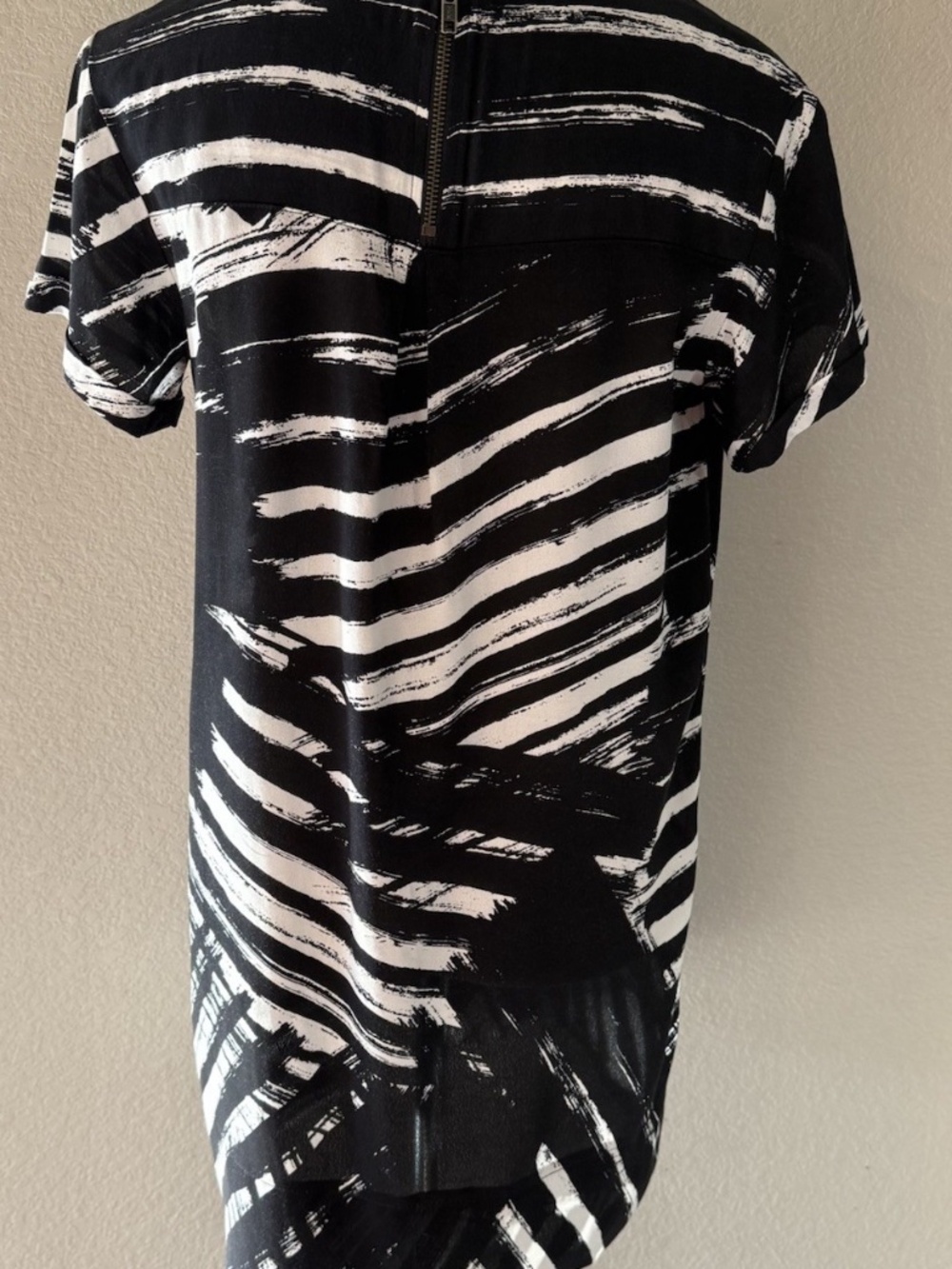 Michael Stars Womens S Small Black White Shift Dress - Picture 4 of 8